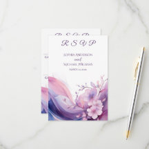 Waterverf Kersenbloesems-RSVP-Wedding-