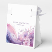 Waterverf Kersenbloesems-Wedding Bedankdoosjes (Achterkant)