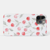 Waterverf kersenfruit Patroon Case-Mate iPhone Case (Achterkant (horizontaal))