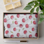 Waterverf Kersenpatroon Decoupage Tissuepapier (Geschenk)