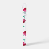 Waterverf Kersenpatroon iPhone 15 Case (Linkerkant)