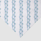 Waterverf Kerst Blauw Tinsel Tissuepapier (Detail)