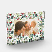 waterverf Kerst Botanisch lijst Fotoblokken (Links)