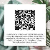 Waterverf kerst Botanische bladeren Adres Ronde Sticker