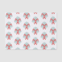 Waterverf Kerst Candy Cane Garland