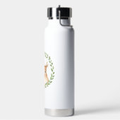 Waterverf Kerst Caribou Paar Waterfles (Links)