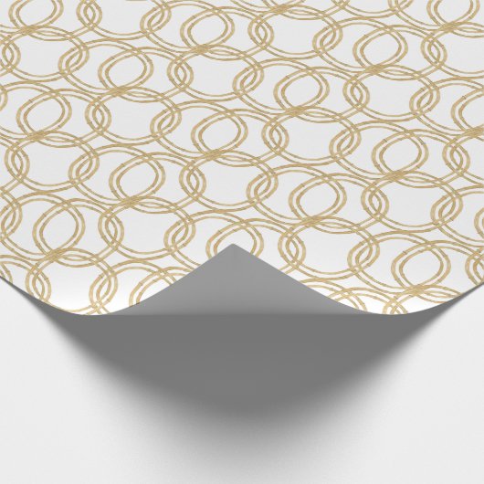 Waterverf kerst champagne ovaal cadeaupapier (Hoek)