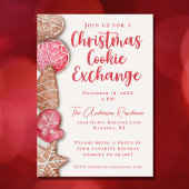 Waterverf Kerst Cookie Exchange Kaart