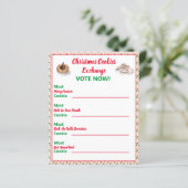 Waterverf Kerst Cookies Exchange Stemspel (Staand voorkant)