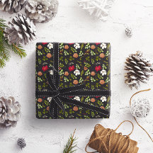 Waterverf Kerst Elegant bloemblaadje