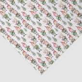 Waterverf Kerst elf betegeld Tissuepapier (Detail)