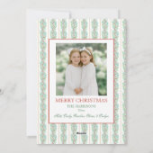 Waterverf Kerst Garland Notenkraker Twee Foto Feestdagenkaart (Achterkant)