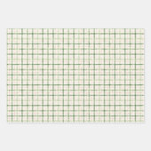 Waterverf kerst gingerbreads set inpakpapier vel (Voorkant 2)