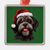 Waterverf Kerst Havanese Ornament (Voorkant)