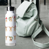 Waterverf Kerst Herten Waterfles