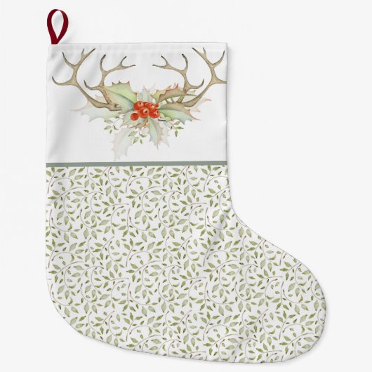 Waterverf: Kerst in Griekenland Grote Kerstsok (Voorkant)