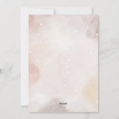 Waterverf Kerst Kaart Kleurrijke Classic Cookie (Achterkant)