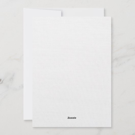 Waterverf Kerst Kaart Wit (Achterkant)