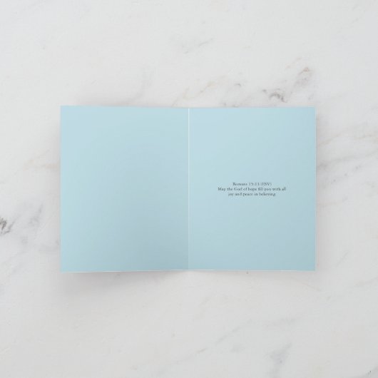 Waterverf Kerst Kaarten met Bijbelvers (Binnen)