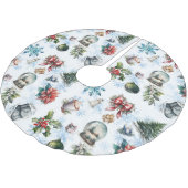 Waterverf kerst kerstboom rok (Gekanteld)