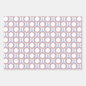 Waterverf Kerst Kleurrijke Baubles Kransen Inpakpapier Vel (Voorkant 3)