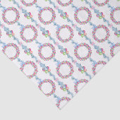 Waterverf Kerst Kleurrijke Baubles Kransen Tissuepapier (Detail)