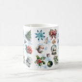 Waterverf kerst koffiemok (Center)