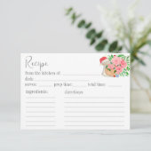 Waterverf Kerst Mixer Met Rozen Recept (Staand voorkant)