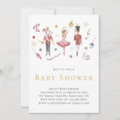 Waterverf Kerst Notenkraker Baby shower Kaart (Voorkant)