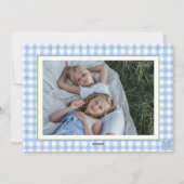 Waterverf kerst notenkraker krans foto feestdagenkaart (Achterkant)