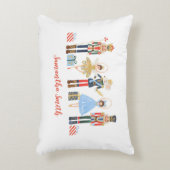 Waterverf kerst notenkraker Kussensloop Accent Kussen (Voorkant(Verticaal))