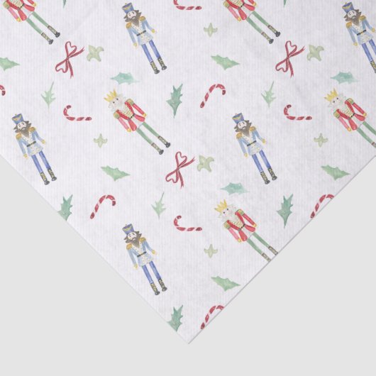 Waterverf kerst notenkrakers tissuepapier (Detail)