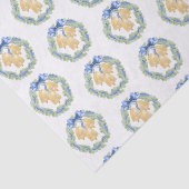 Waterverf kerst of bruiloft klokken en bogen tissuepapier (Detail)