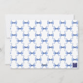 Waterverf kerst of bruiloft klokken foto feestdagenkaart (Achterkant)