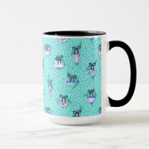 Waterverf Kerst Ornamenten en Sneeuw op Aqua