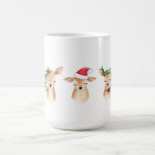 Waterverf Kerst Schattigee Caribou Mok (Center)