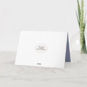 Waterverf kerst sneeuwman met geschenken feestdagen kaart (Achterkant)