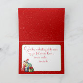 Waterverf kerst springer spaniel hond kaart (Binnen)