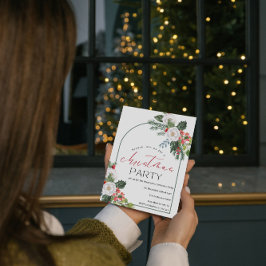 Waterverf Kerstarrangement Kerstmis Kaart