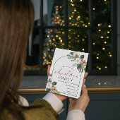 Waterverf Kerstarrangement Kerstmis Kaart