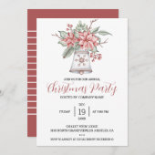 Waterverf kerstbal kaart (Voorkant / Achterkant)