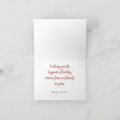  Waterverf kerstballen Feestdagen Kaart (Binnen)