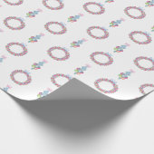 Waterverf kerstballen kransen cadeaupapier (Hoek)