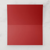 Waterverf kerstbloemen en pine Cones Garland Plaatskaartje (Binnenkant ongevouwen)