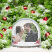 Waterverf Kerstboeket trouwfoto's Sneeuwbol (Kerstmis)