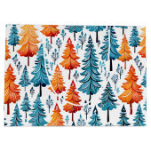  Waterverf kerstbomen Groot Cadeauzakje (Achterkant)