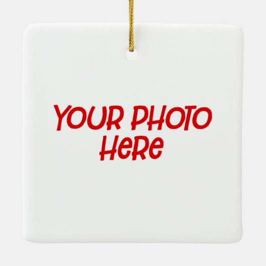 Waterverf kerstbomen Light Keramisch Ornament (Achterkant)