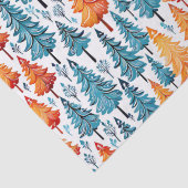  Waterverf kerstbomen Tissuepapier (Detail)