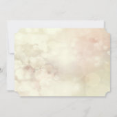 Waterverf kerstboom, Bokeh Corporate Party Kaart (Achterkant)