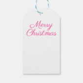 Waterverf kerstboom cadeaulabel (Achterkant)